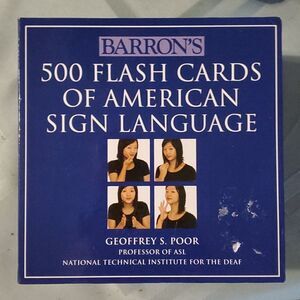 BARRON'S 500 FLASH CARDS OF AMERICAN SIGN LANGUAGE